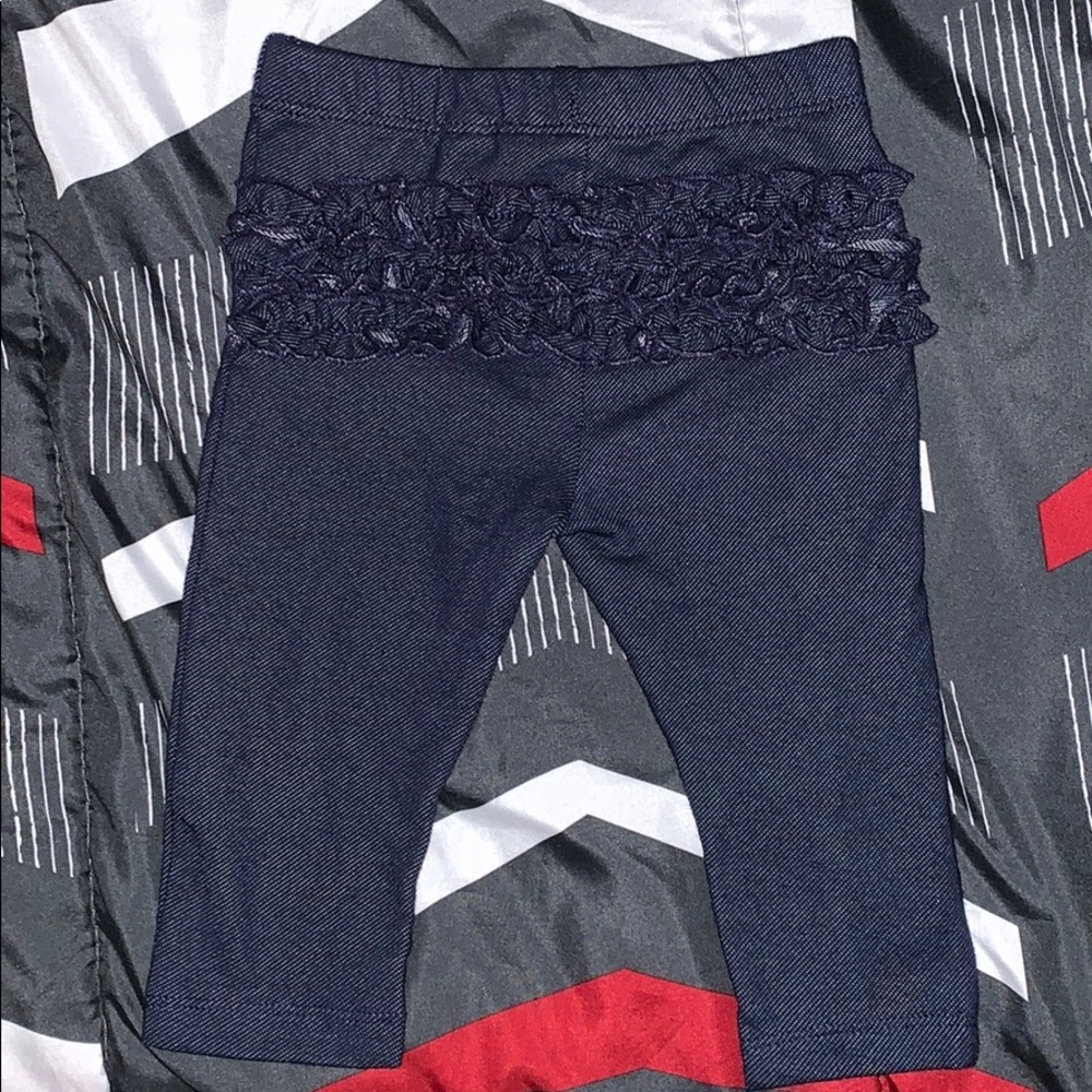 Ruffle butt baby jeggings 3-6 months 💖